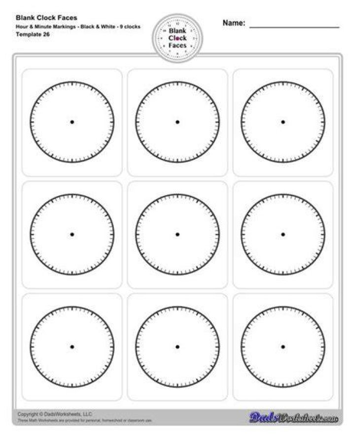 Blank Clock Faces: Unleash Your Creativity and Design the Perfect Timepiece