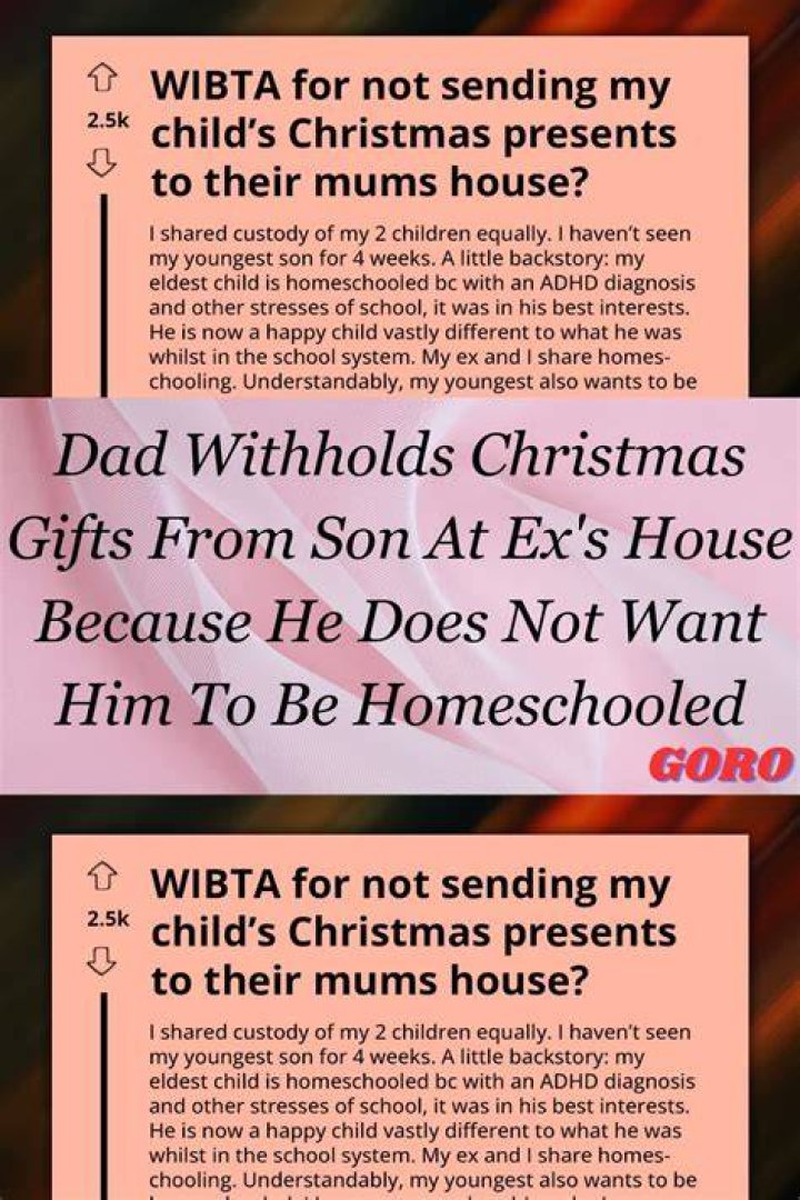 Ex-Husband Withholds Kids' Christmas Gifts: A Thoughtful Analysis