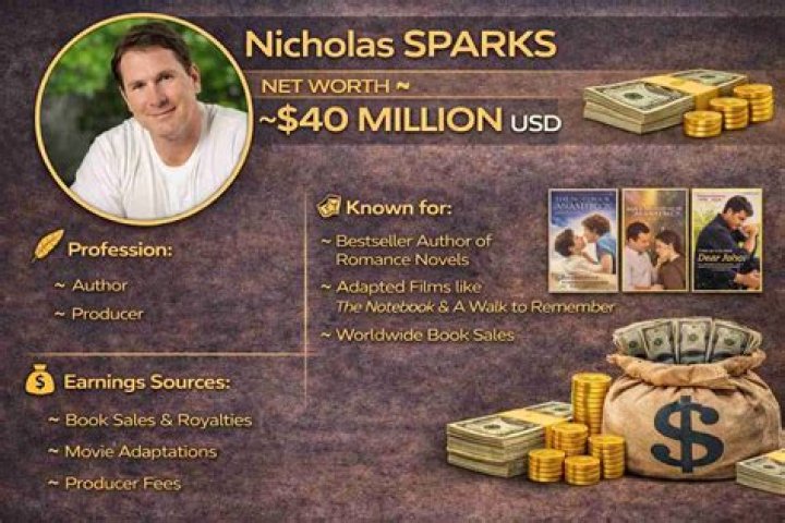 Unveiling the Net Worth of Nicholas Sparks: The Mastermind Behind Romantic Fiction